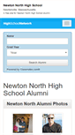 Mobile Screenshot of newtonnorthhighschool.org